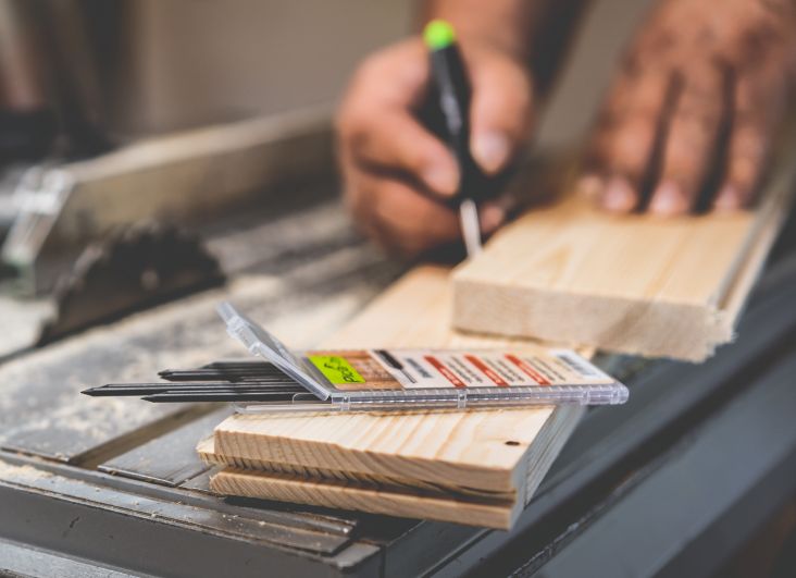 DRY Refill-Set for Joiners and carpenters Box of 10 leads (for 3030) Pica 4050