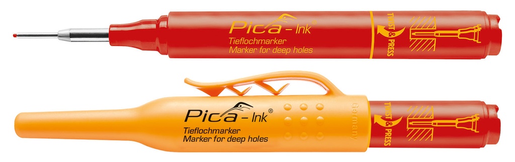 INK deep-hole-marker red Pica  150/40