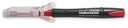VISOR permanent refills,box of 4pcs red  Pica 991/40