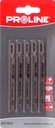 JIG SAW BLADE WOOD T CV UNIVERSAL 100/75 6TPI 5 PCS PROLINE Profix code 93403