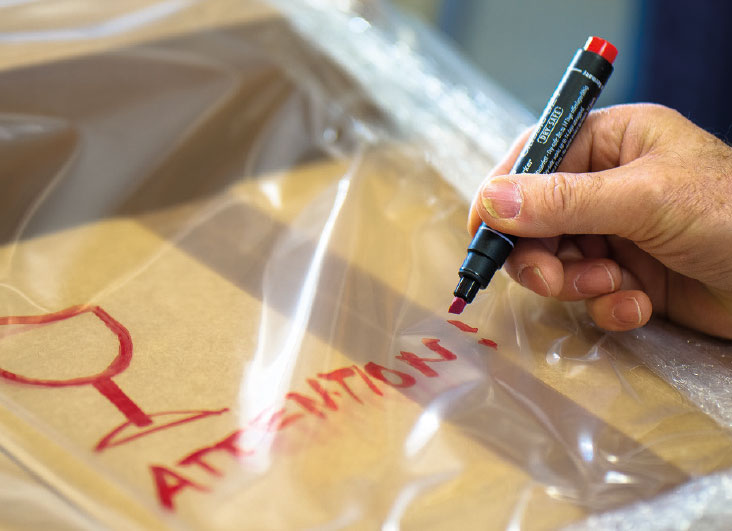 Permanent marker 1-4mm, Round tip, green Pica 520/36