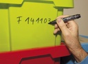 Permanent marker 2-6mm, Chisel tip, red Pica 521/40