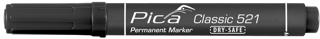 Permanent marker 2-6mm, Chisel tip, black Pica 521/46