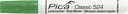 Paint-/Industry marker 2-4mm, Round tip, green Pica 524/36