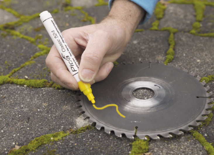 Paint-/Industry marker 2-4mm, Round tip, green Pica 524/36