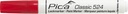 Paint-/Industry marker 2-4mm, Round tip, red Pica 524/40