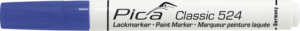 Paint-/Industry marker 2-4mm, Round tip, blue Pica 524/41