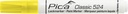 Paint-/Industry marker 2-4mm, Round tip, yellow Pica 524/44