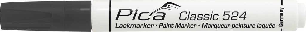 Paint-/Industry marker 2-4mm, Round tip, black Pica 524/46