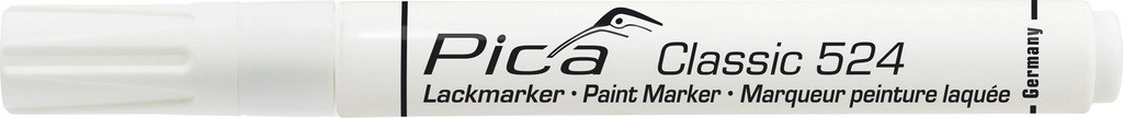 Paint-/Industry marker 2-4mm, Round tip, white Pica 524/52