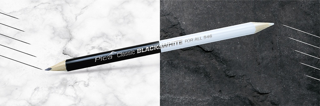 FOR ALL Universal pencil Black&White, 23cm Pica 546/24-10