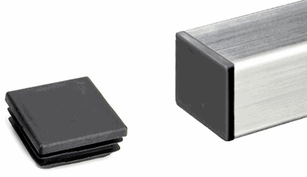 25x25 Square Internal end caps, End Plug SIEP2525