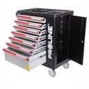 TOOL CABINET 7 DRAWERS 790X490X1010MM, PROLINE 33127
