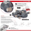 DIAMOND HOLE SAW SET, 5-12MM, 5PCS, M14, PROLINE 27270