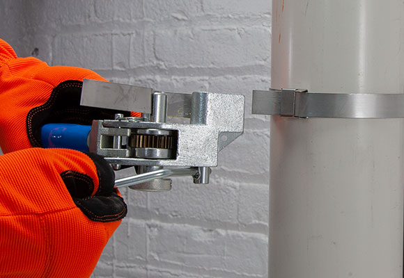 ENDLESS BAND L-Band  3/8 9,5MM (0,4MM) SS 1ROLL-50M MIKALOR 03012902