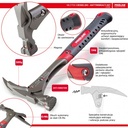 ROOFING HAMMER 320G "ANTI-VIBE" PROLINE 12598