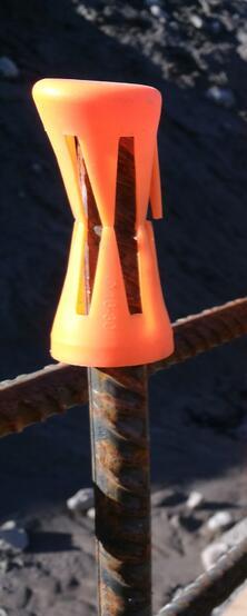 SAFETY REBAR CAPS ORANGE (8-16) SRCO17302