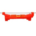 RED PLASTIC LINE LEVEL 70MM. PACKED ON A CARD PROFIX 15000