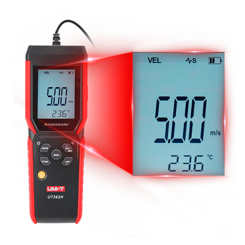 UT362H Hot Wire Anemometer for Ventilation Systems UNI-TREND