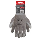 GLOVES LATEX GREY L210310P, 12 PAIRS, "10", CE, LAHTI PROFİX CODE L210310W
