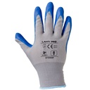 GLOVES LATEX BLUE-GREY L210409P, CARD, "9", CE, LAHTI PROFİX CODE L210409K