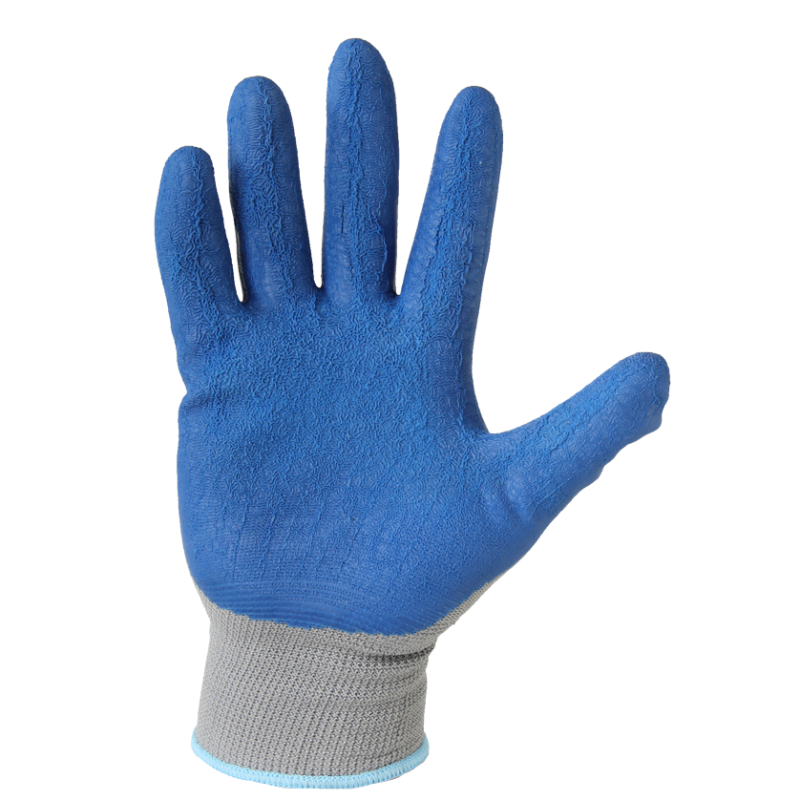 GLOVES LATEX BLUE-GREY L210410P, 12 PAIRS, "10", CE, LAHTI PROFİX CODE L210410W