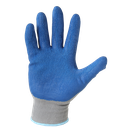 GLOVES LATEX BLUE-GREY L210410P, 12 PAIRS, "10", CE, LAHTI PROFİX CODE L210410W