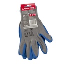 GLOVES LATEX BLUE-GREY L210410P, 12 PAIRS, "10", CE, LAHTI PROFİX CODE L210410W