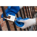 GLOVES LATEX BLUE-WHITE L210510P, 12 PAIRS, "10", CE, LAHTI PROFİX CODE L210510W