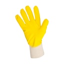 GLOVES LATEX YELL-WHITE L211410P, 12 PAIRS, "10", CE, LAHTI PROFİX CODE L211410W