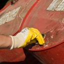 GLOVES LATEX YELL-WHITE L211410P, 12 PAIRS, "10", CE, LAHTI PROFİX CODE L211410W