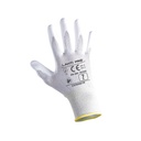 GLOVES PU ANTISTAT. WHITE L230410P, CARD, "10", CE, LAHTI PROFİX CODE L230410K
