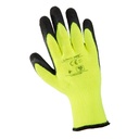 GLOVES WINTER BLACK-YELLOW L250410P, CARD, "10", CE, LAHTI PROFİX CODE L250410K
