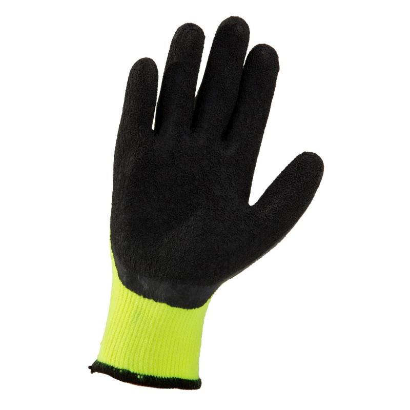 GLOVES WINTER BLACK-YELLOW L250410P, CARD, "10", CE, LAHTI PROFİX CODE L250410K