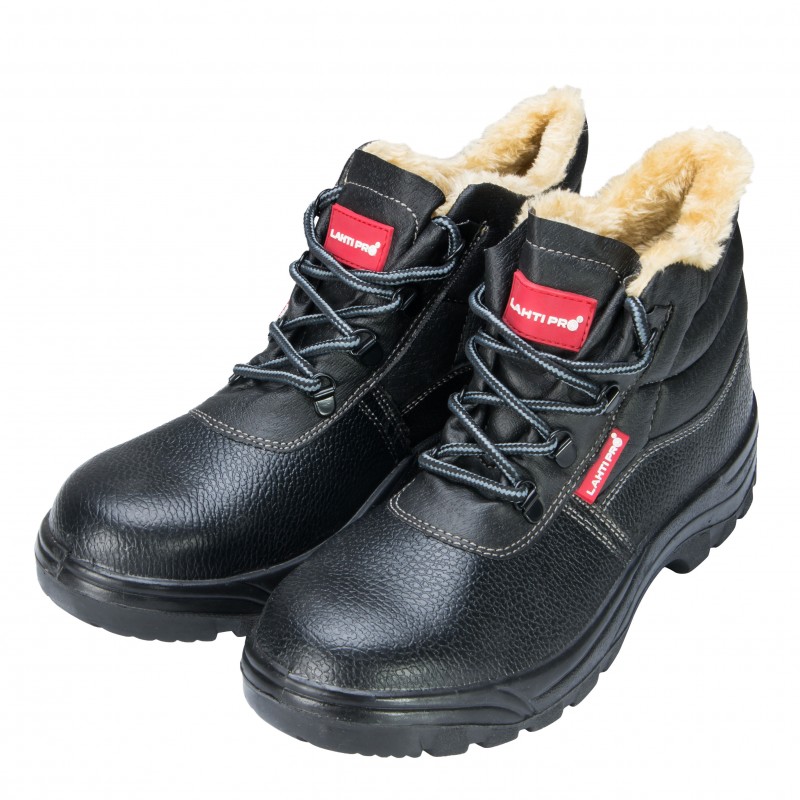 ANKLE SHOES, INSULATED, LEATH., BLACK, S3 SRC, "44",CE,LAHTI PROFİX CODE L3030344