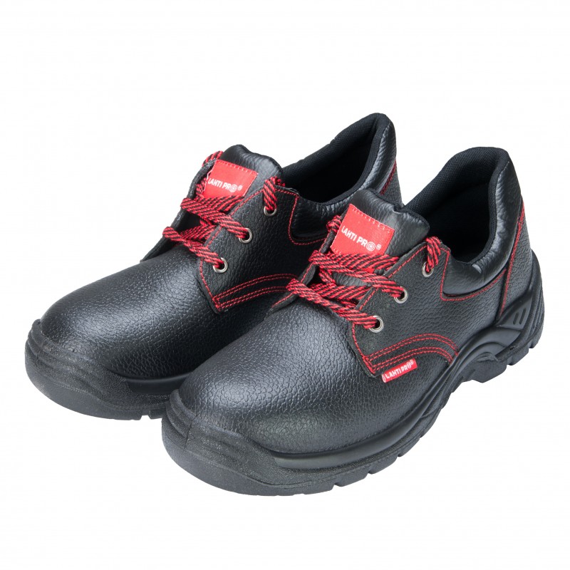 SHOES, NO TOE CAP, LEATHER, BLACK, O1 SRC , "42", CE, LAHTI PROFİX CODE L3040142