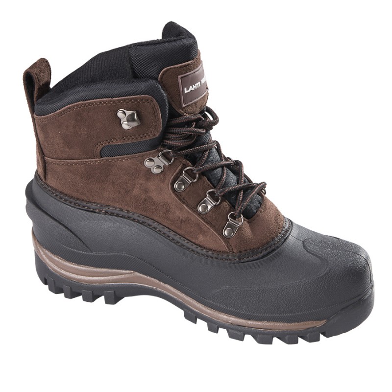 SNOW BOOTS, SYNTHETIC SUEDE, BROWN, "43", LAHTI PROFİX CODE L3080443