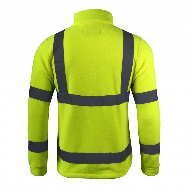 HIGH VISIBILITY FLEECE JACKET YELLOW, "L", CE, LAHTI PROFİX CODE L4010903