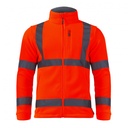 HIGH VISIBILITY FLEECE JACKET ORANGE, "M", CE, LAHTI PROFİX CODE L4011002