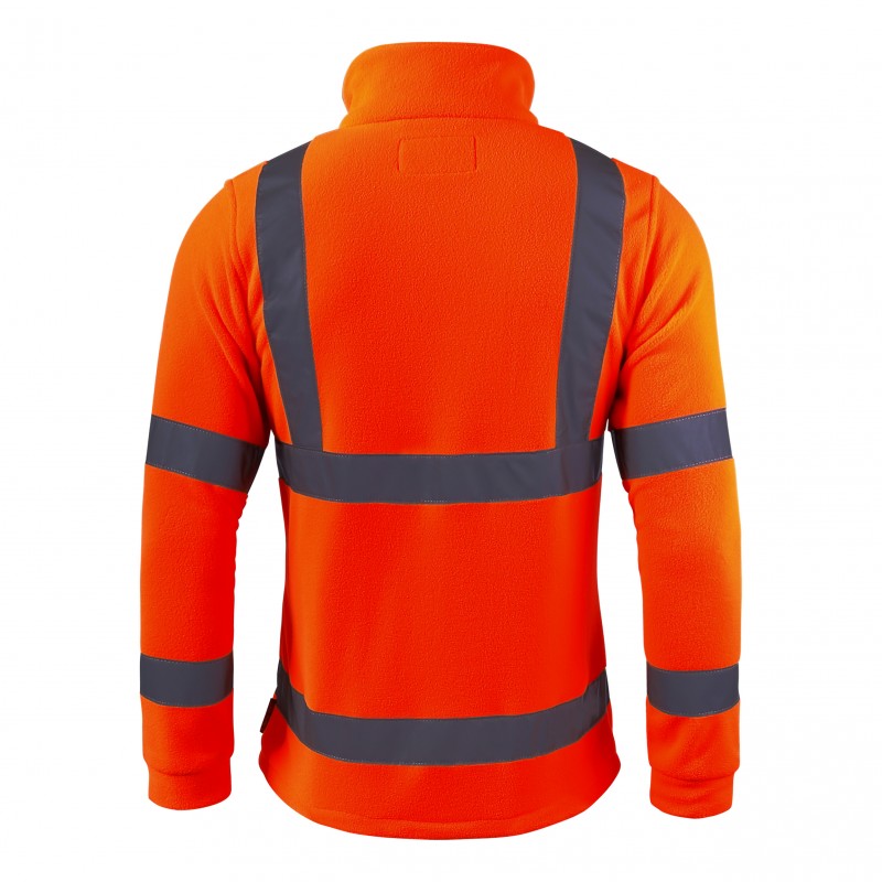 HIGH VISIBILITY FLEECE JACKET ORANGE, "M", CE, LAHTI PROFİX CODE L4011002