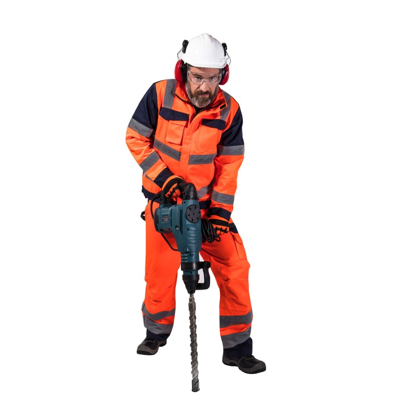 HIGH VIS. JACKET ORANGE 'PREMIUM', "L", CE, LAHTI PROFİX CODE L4091103