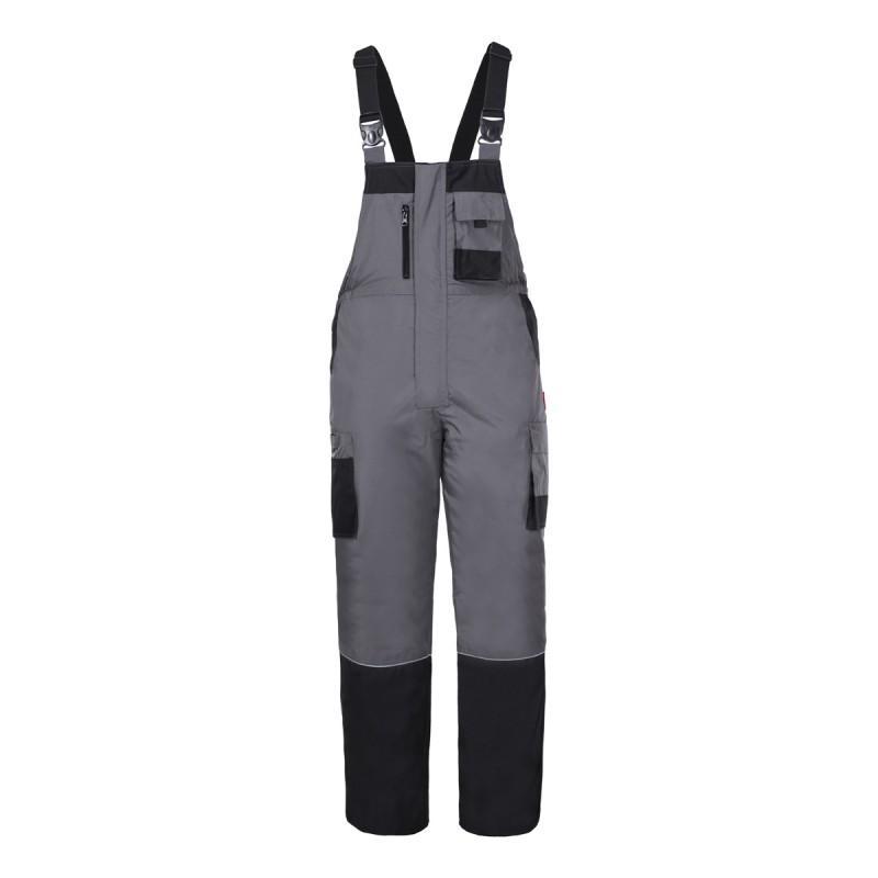 BIB PANTS, PADDED, GREY, "2XL", CE, LAHTI PROFİX CODE L4110805