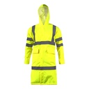 HIGH VISIBILITY RAINCOAT, YELLOW, "M", CE, LAHTI PROFİX CODE L4170102