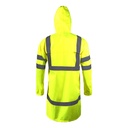 HIGH VISIBILITY RAINCOAT, YELLOW, "XL", CE, LAHTI PROFİX CODE L4170104