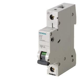 1x16A 6kA C  Автоматический выключатель  Siemens 5SL6116-7YA