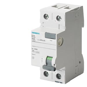 2x25A 30mA Diferensial Elektrik Açarı   Siemens  5SV4312-0