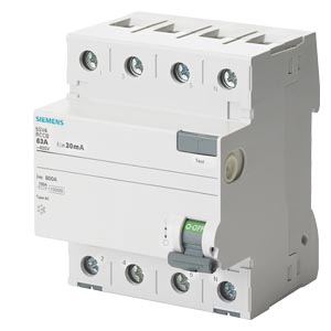 4x40A 30mA Diferensial Elektrik Açarı   Siemens  5SV4344-0