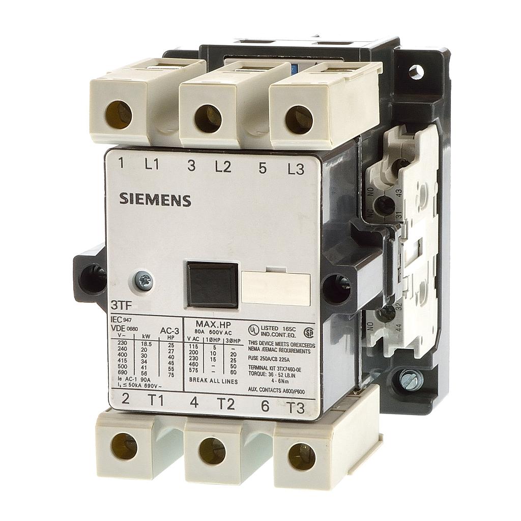 85A 45kW 2NO+2NC  Kantaktor  Siemens 3TF4922-0AP0