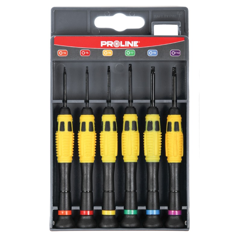 JEWELLER'S SCREWDRIVER SET TORX 6PCS PROLINE 10225