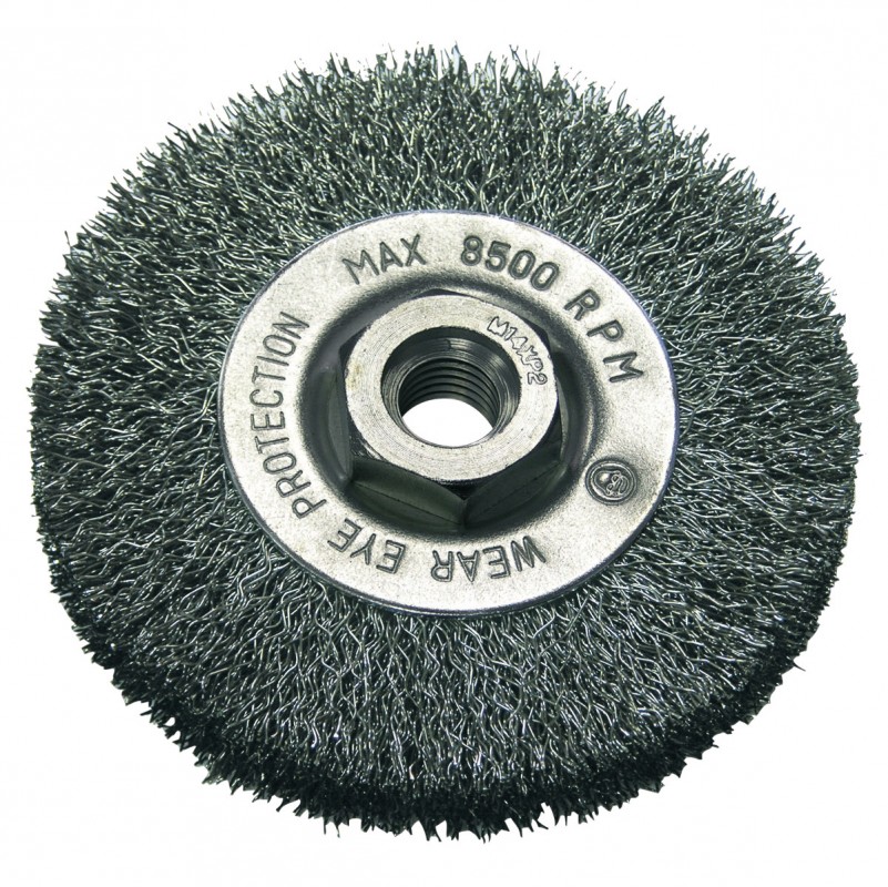 YİVLİ, DAİRƏVİ TELLİ FIRÇA M14, FI=100MM, PROLINE 32520